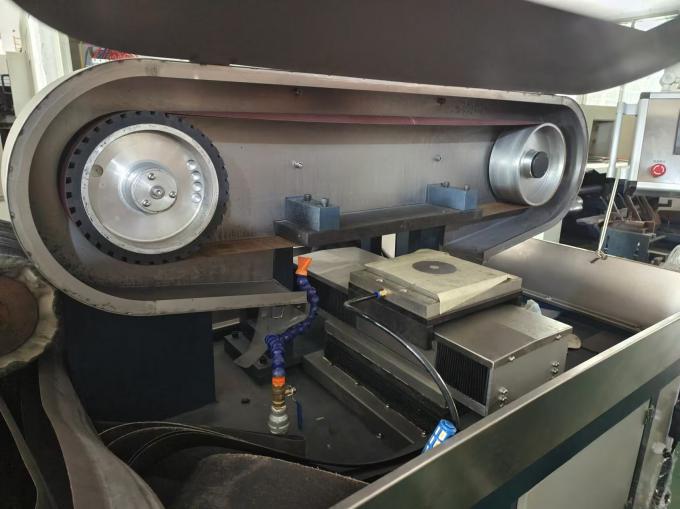 2 trục CNC ướt nghiền máy vẽ dây tùy chỉnh cho Stainless Steel đánh bóng 9