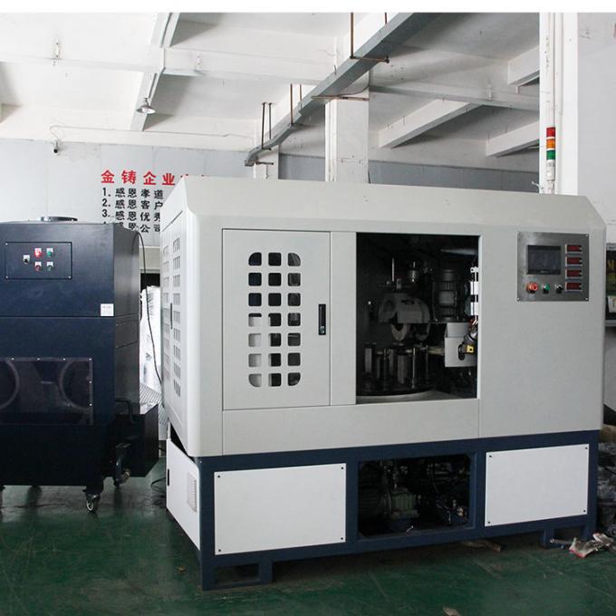 Kim loại hình hình trụ kim loại tự động bốn trạm đĩa Cnc gương Cnc công cụ mài máy đánh bóng điện cho thép không gỉ 8