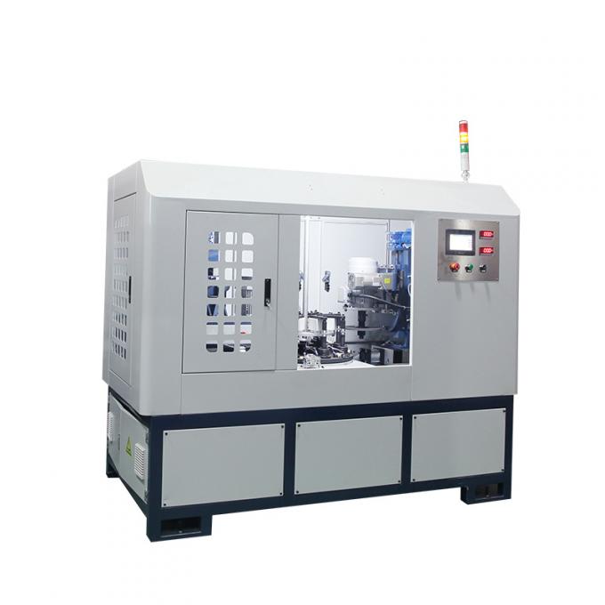 Tốc độ cao công nghiệp tự động bề mặt kim loại thép không gỉ Cup gương 2 đầu máy đánh bóng xoay 4