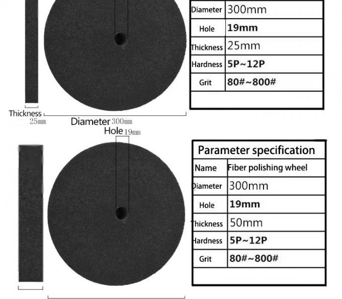 Chất tiêu thụ đánh bóng Bánh xe đánh bóng vải không dệt sắc nét Bánh xe nghiền nylon để đánh bóng thép không gỉ 6