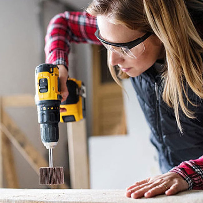 Vật tư tiêu hao đánh bóng 60/80/120/240 Hạt mài Bánh mài cánh hoa Oxit nhôm Dùng để đánh bóng và mài 9