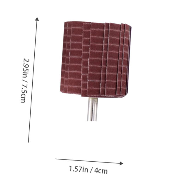 Vải nhám bền 250*50 Mm Hạt 240 Bánh mài mòn bằng dây để mài và đánh bóng 5