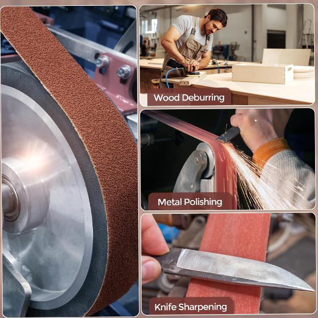 Nhôm oxit Mental thắt lưng mài mài mài đánh bóng 8