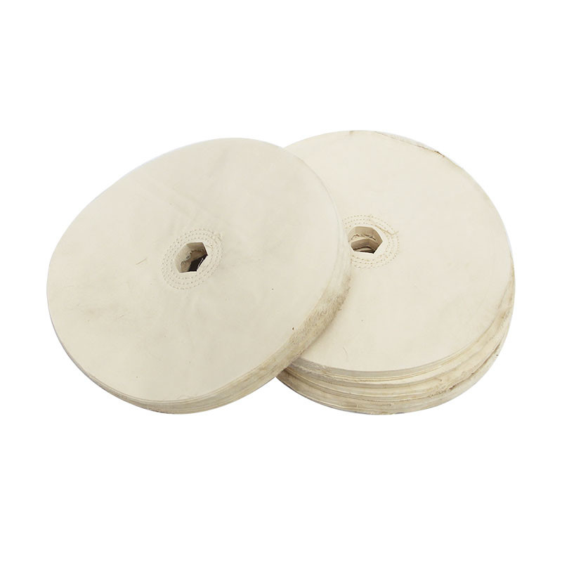 Tableware polishing hardware metal mirror polishing buckle cloth  drift car line polishing white cloth 
