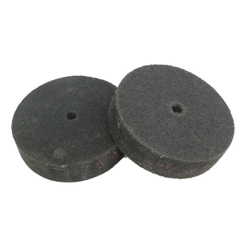 Chất tiêu thụ đánh bóng Bánh xe đánh bóng vải không dệt sắc nét Bánh xe nghiền nylon để đánh bóng thép không gỉ