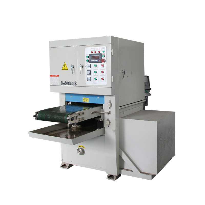 Stainless Steel Sheet automatic wide belt sanding machine 400mm wet flat surface grinding machine