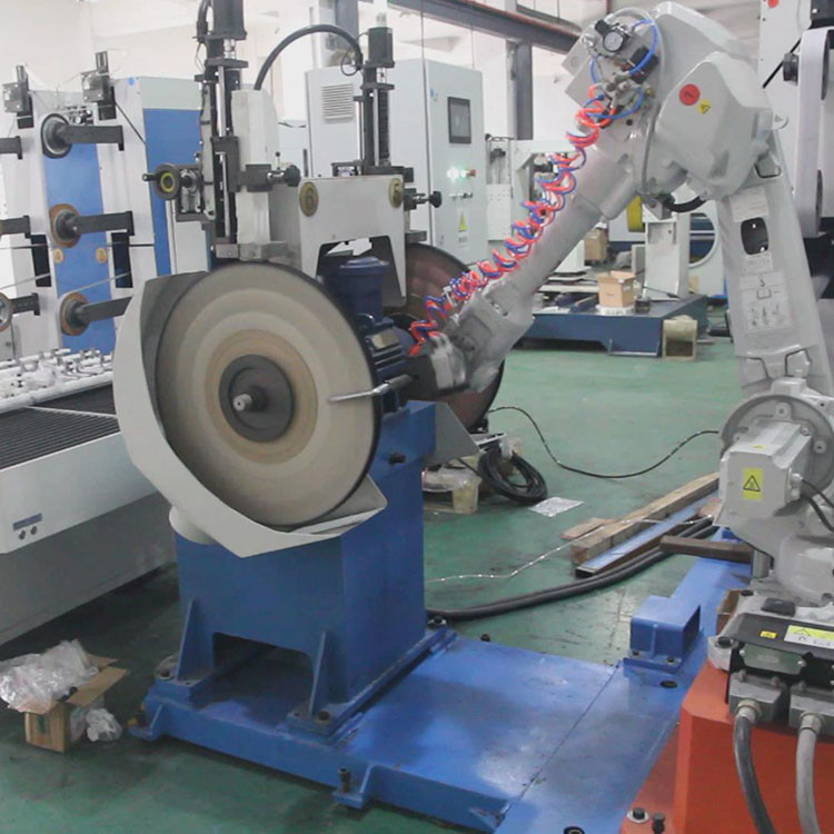 Máy đánh bóng mài hoàn toàn tự động Cánh tay robot ABB có gương hoặc chân tóc