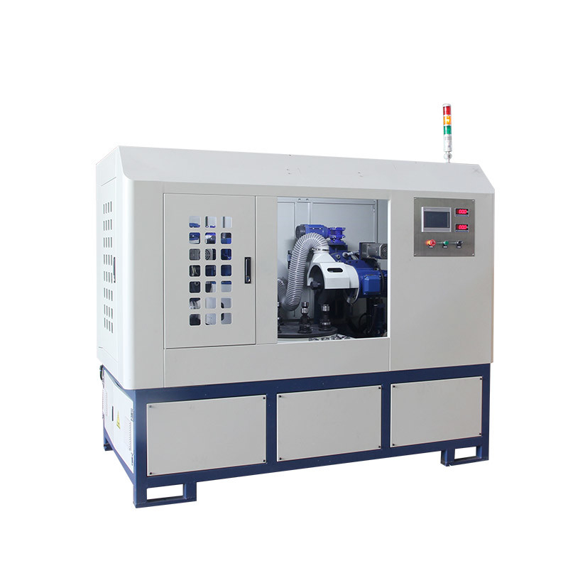 Kim loại hình hình trụ kim loại tự động bốn trạm đĩa Cnc gương Cnc công cụ mài máy đánh bóng điện cho thép không gỉ