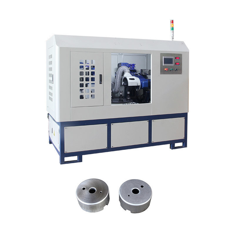 Kim loại hình hình trụ kim loại tự động bốn trạm đĩa Cnc gương Cnc công cụ mài máy đánh bóng điện cho thép không gỉ