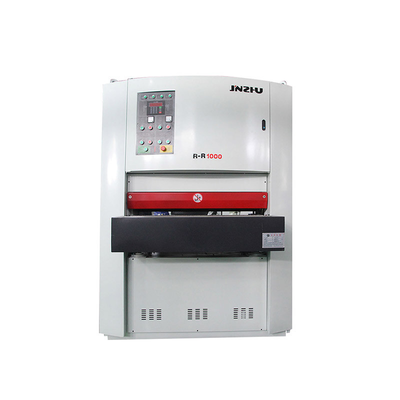 Sức mạnh cao bền khô nghiền Rr1000mm kim loại Phần bề mặt Deburring tấm kim loại Buffing máy vẽ cho kim loại