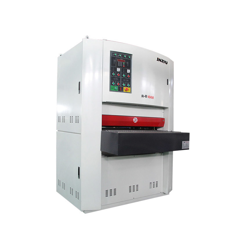 Sức mạnh cao bền khô nghiền Rr1000mm kim loại Phần bề mặt Deburring tấm kim loại Buffing máy vẽ cho kim loại