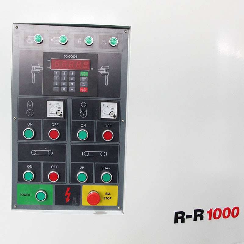 Sức mạnh cao bền khô nghiền Rr1000mm kim loại Phần bề mặt Deburring tấm kim loại Buffing máy vẽ cho kim loại