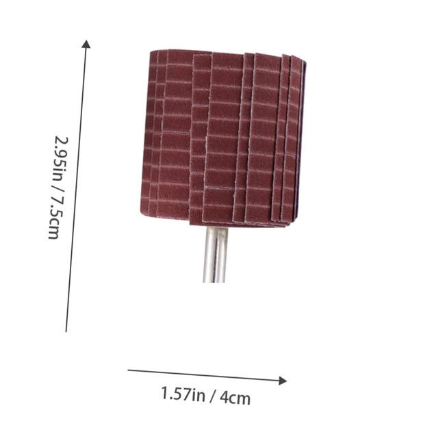 Chất tiêu thụ đánh bóng Vòng tròn bền Vòng tròn vải Emery 250 * 50 mm Grit 240 Sợi mài Vòng tròn để đánh bóng